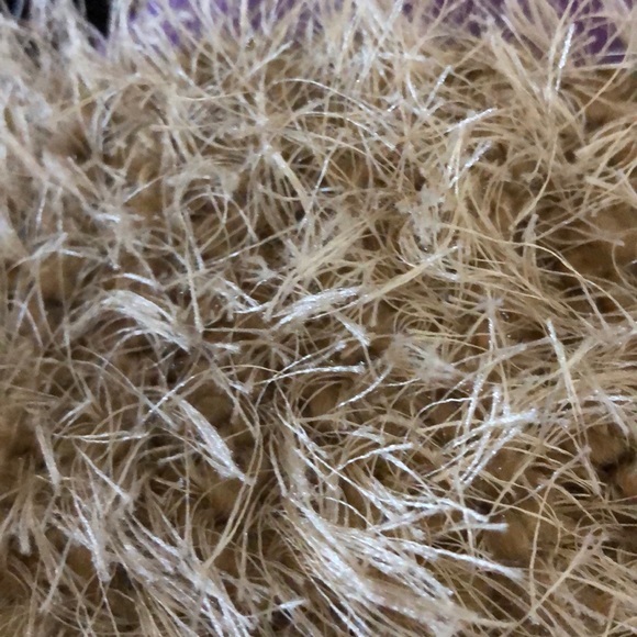 NWOT - Caramel Color Eyelash Yarn Winter Scarf - Picture 2 of 2